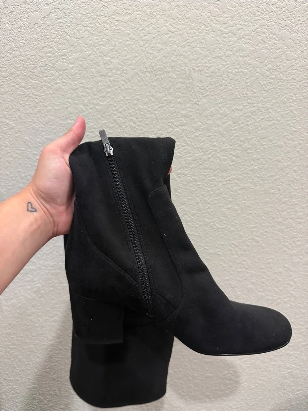 Sam Edelman Black Over-the-Knee Suede Block Heel Boots